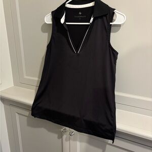 Tuckernuck Black Sleeveless Women's Golf / Tennis Top
